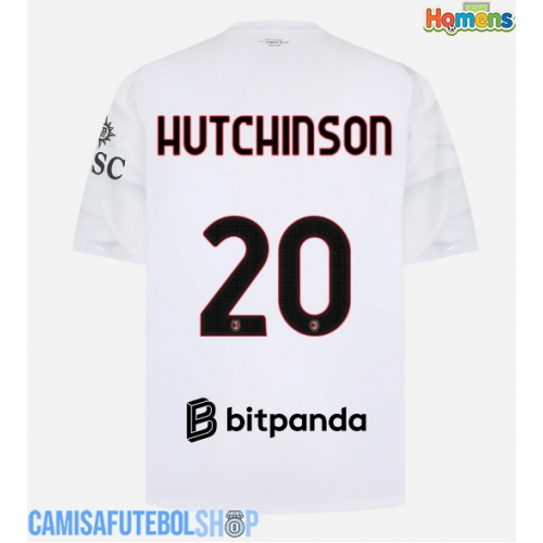 Camisa de time de futebol AC Milan Omari Hutchinson #20 Replicas 2º Equipamento 2026-27 Manga Curta